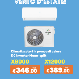 Metti fine al caldo estivo con l'offerta irresistibile sui condizionatori a unità interna ed esterna 9000 e 12000 BTU!