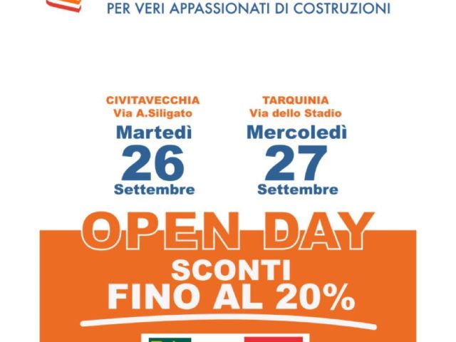 Castra Open Day - Forniture per Edilizia - 26 e 27 settembre